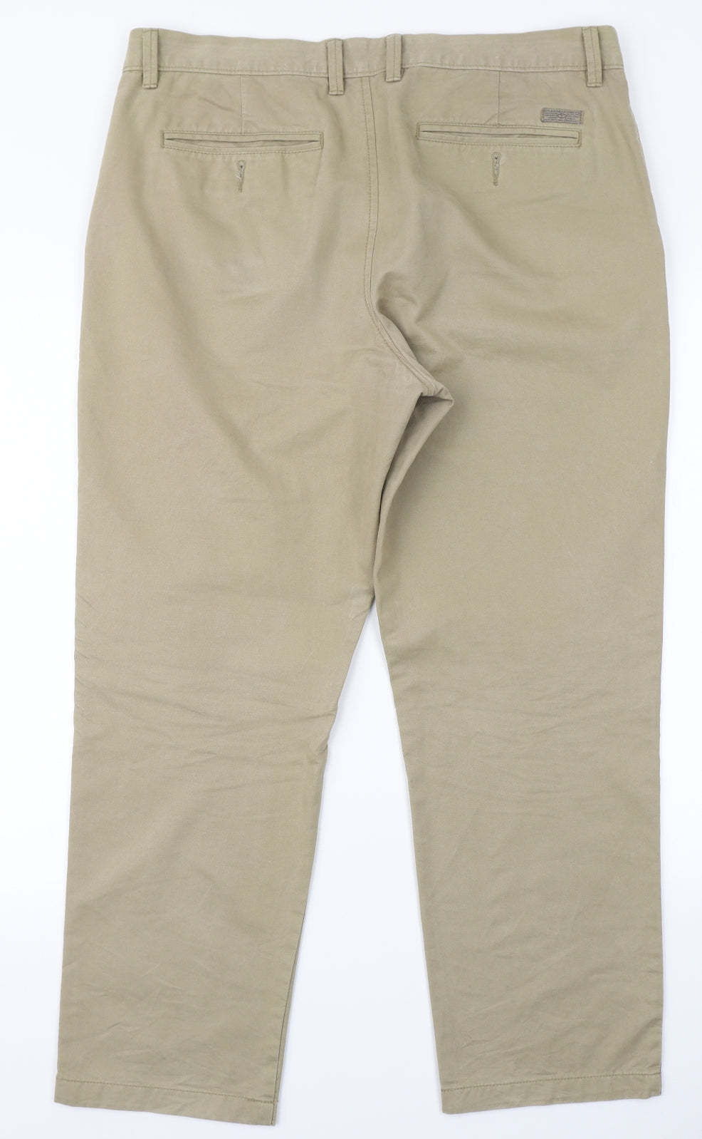 TU Mens Beige   Chino Trousers Size 36 in L30 in