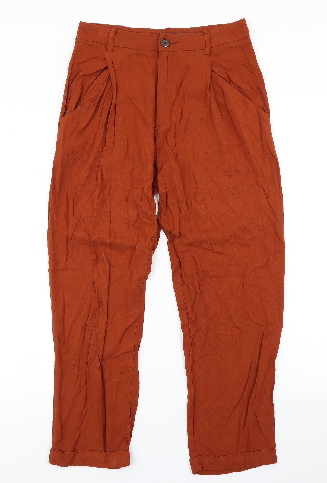 Zara Womens Brown   Trousers  Size S L25 in