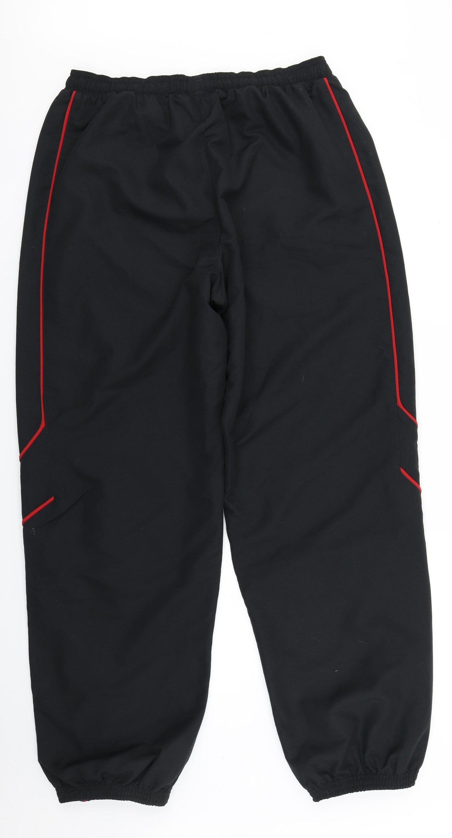 Reebok Mens Black   Windbreaker Trousers Size L L30 in