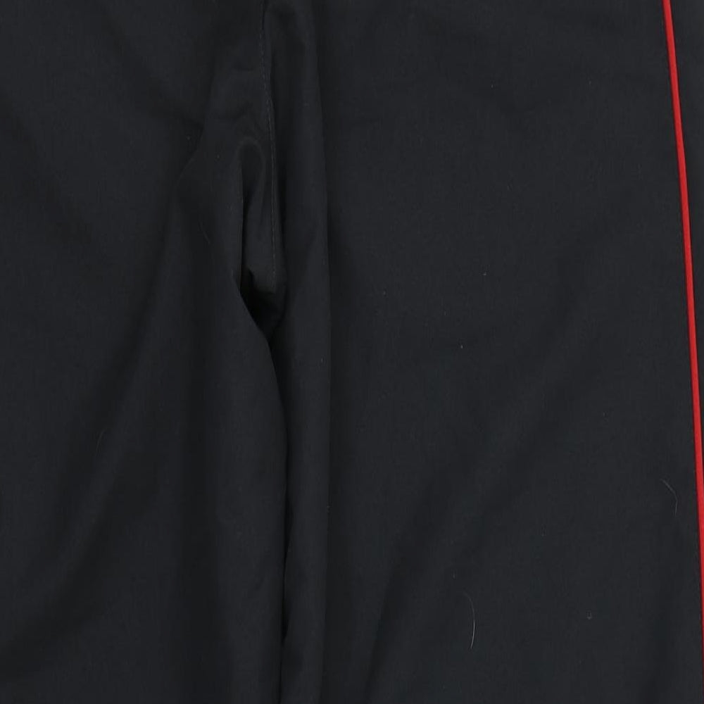 Reebok Mens Black   Windbreaker Trousers Size L L30 in
