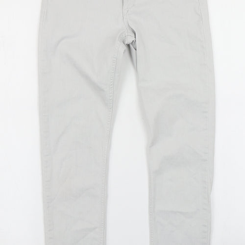 &Denim Girls Grey  Denim Skinny Jeans Size 11-12 Years