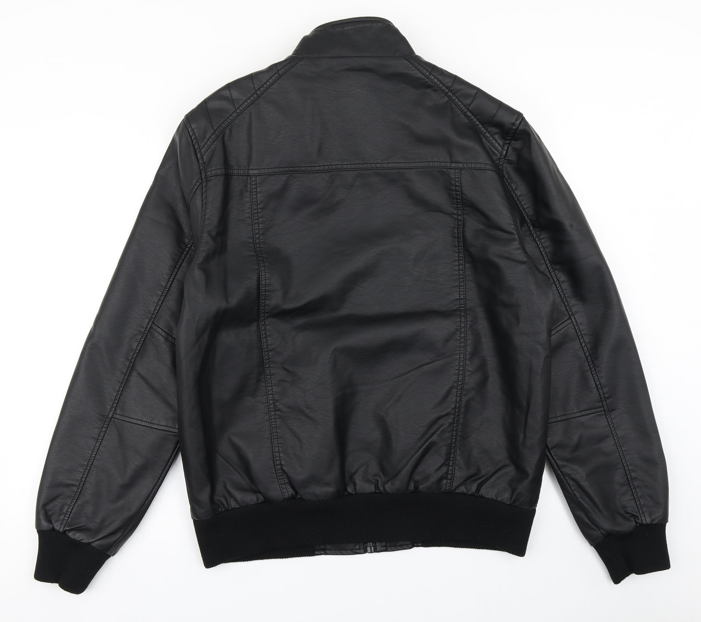 Cedar Wood State Mens Black   Bomber Jacket Jacket Size L