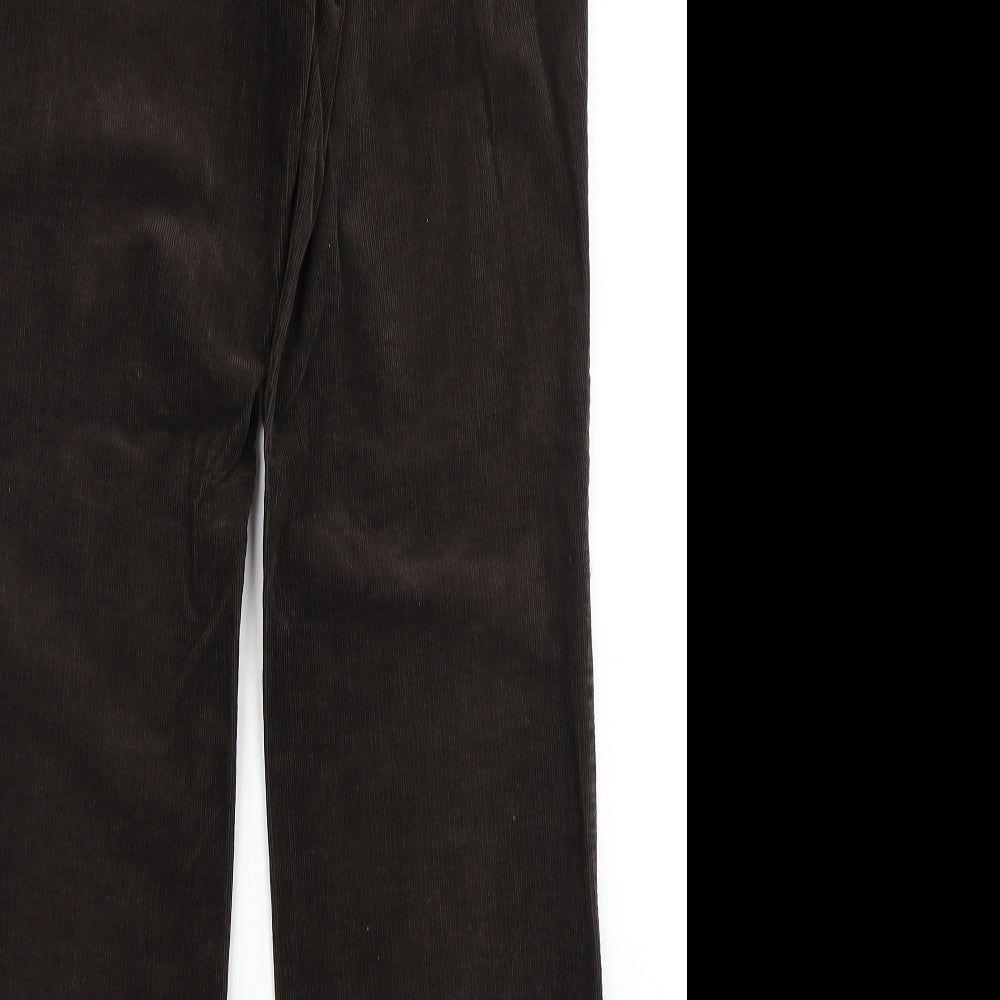GARDEUR Womens Brown  Corduroy Chino Trousers Size 16 L31 in