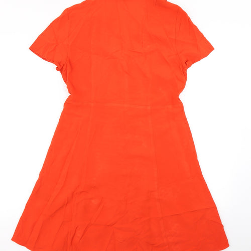 ASOS Womens Orange   Fit & Flare  Size 14