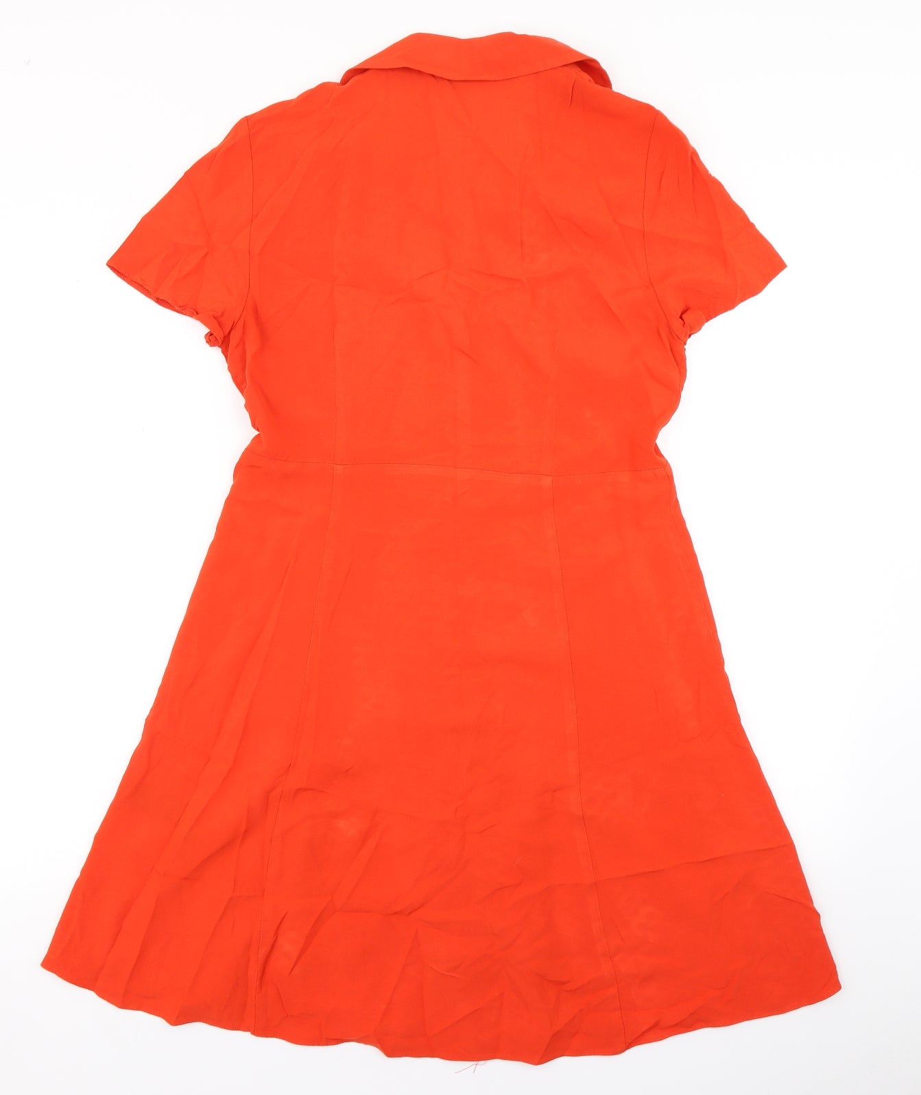 ASOS Womens Orange   Fit & Flare  Size 14