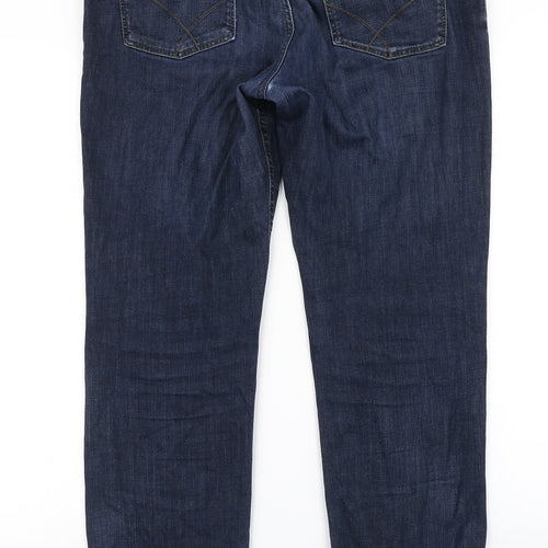 BRAX Mens Blue  Denim Straight Jeans Size 36 in L28 in