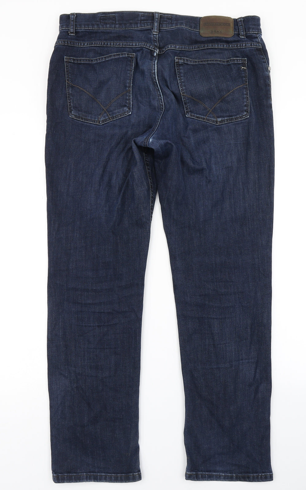 BRAX Mens Blue  Denim Straight Jeans Size 36 in L28 in