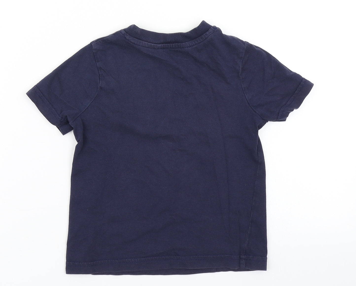 George Boys Blue   Basic T-Shirt Size 18-24 Months  - Dinosaur