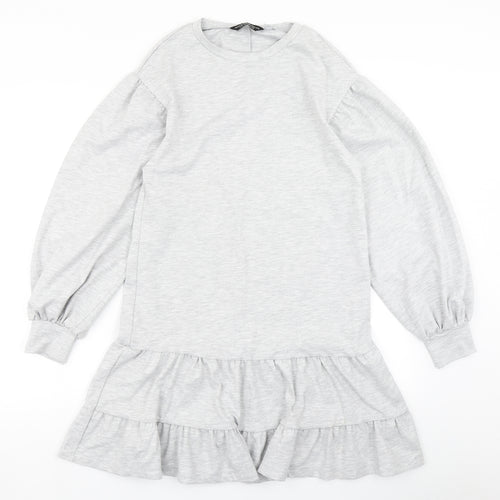 Dorothy Perkins Womens Grey   A-Line  Size 12