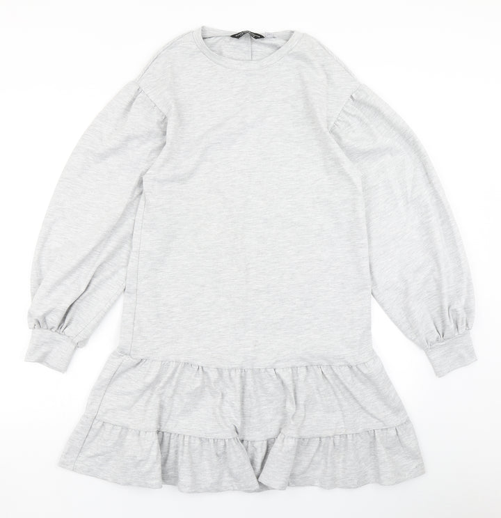 Dorothy Perkins Womens Grey A-Line Size 12