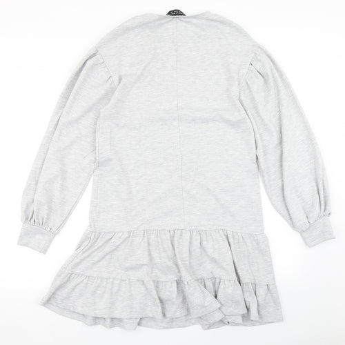 Dorothy Perkins Womens Grey   A-Line  Size 12