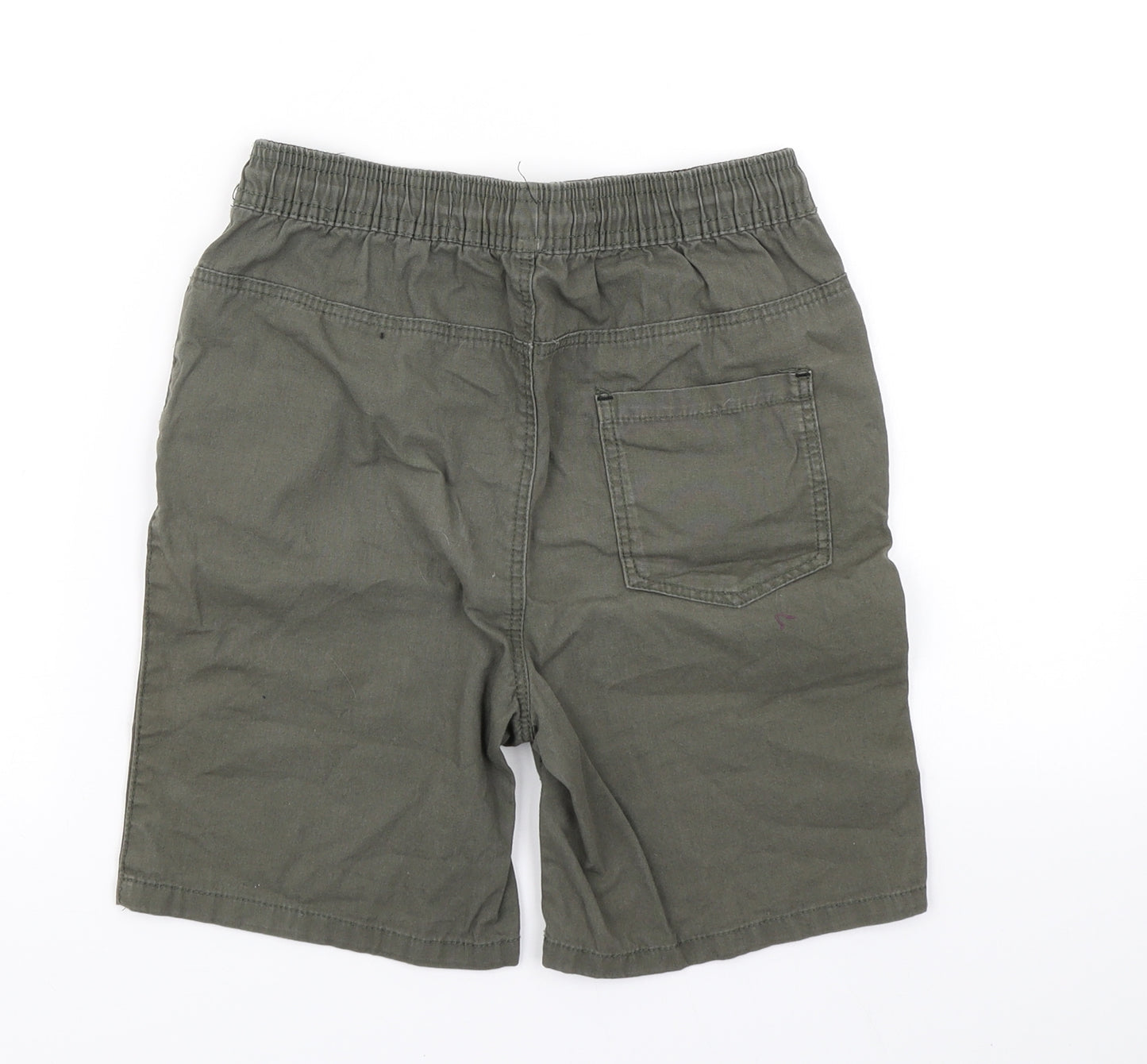 Denim Co Boys Green   Chino Shorts Size 10-11 Years