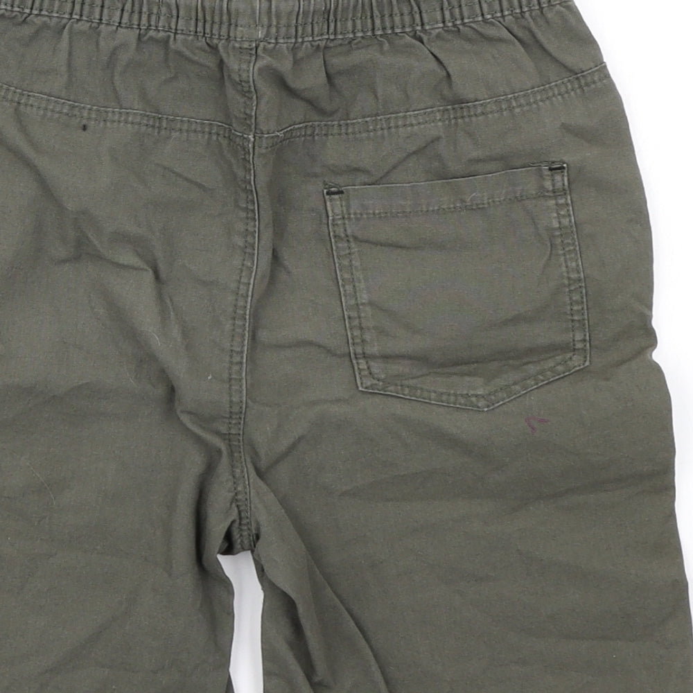 Denim Co Boys Green   Chino Shorts Size 10-11 Years