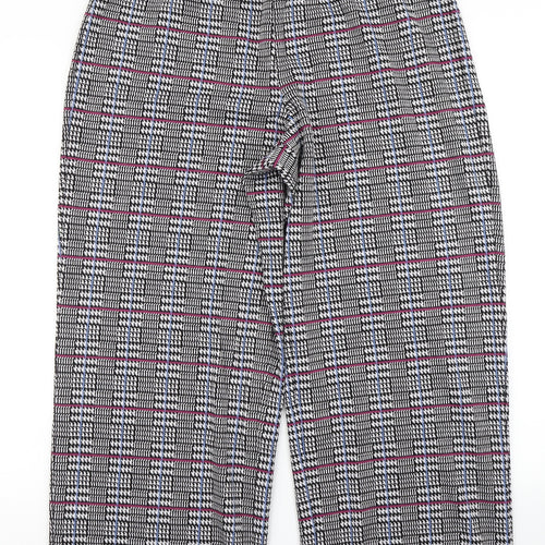Aniston Womens Black Houndstooth  Trousers  Size 16 L24 in