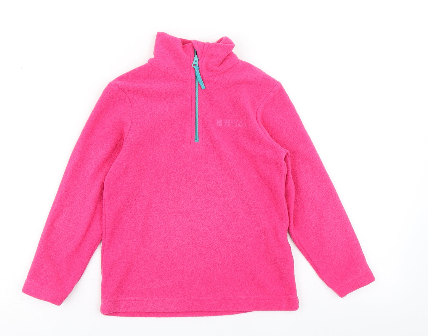 Mountain Warehouse Girls Pink  Fleece Pullover Sweatshirt Size 3-4 Years