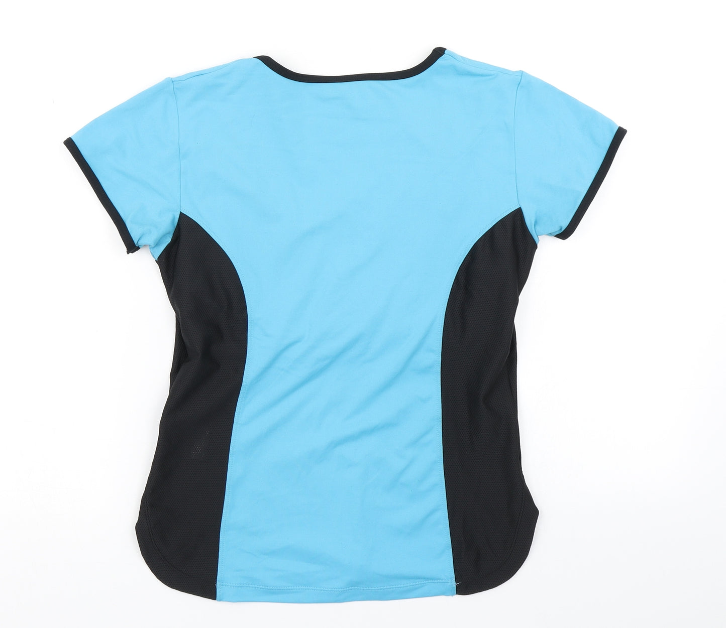 USA Pro Womens Blue Colourblock  Basic T-Shirt Size 10