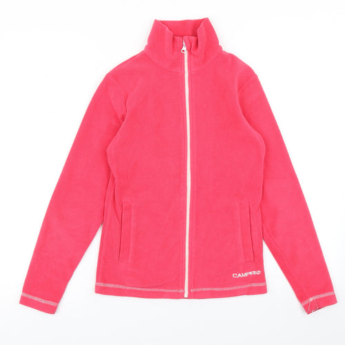 Campris Girls Pink  Fleece Full Zip Sweatshirt Size 11-12 Years