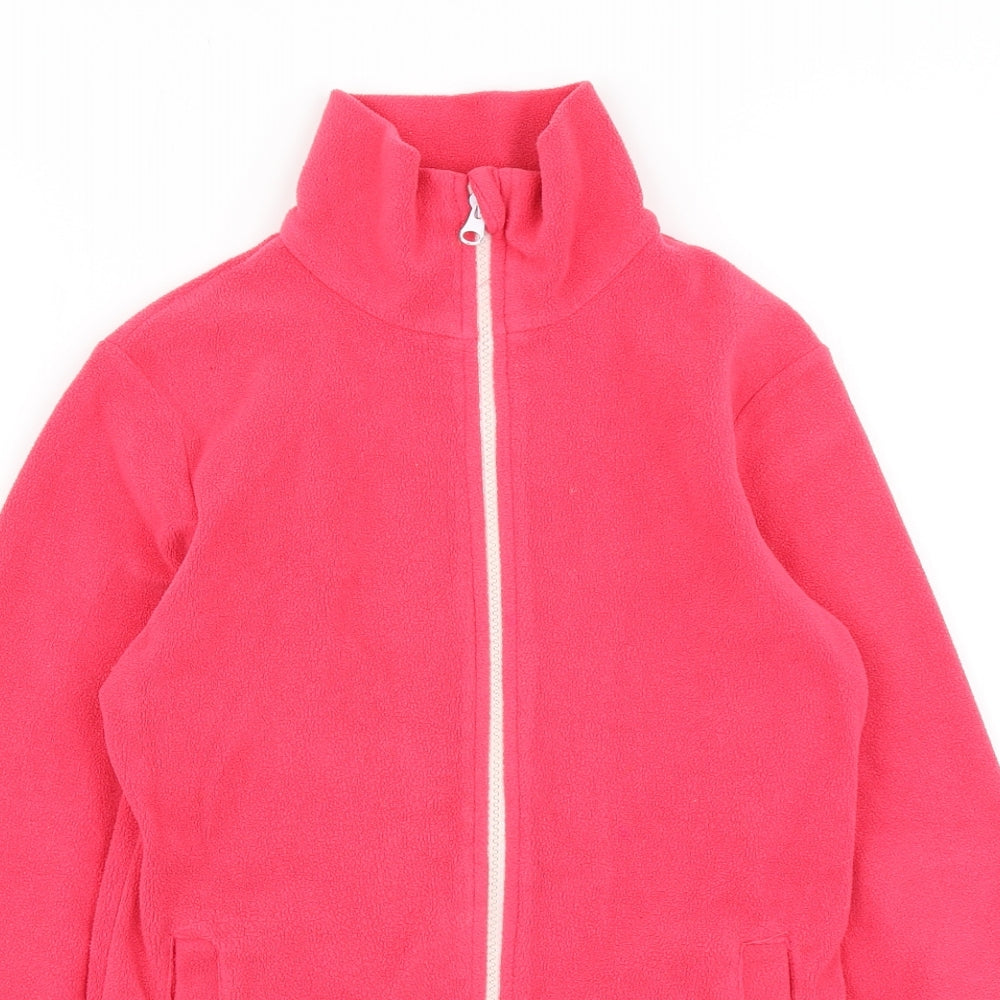 Campris Girls Pink  Fleece Full Zip Sweatshirt Size 11-12 Years