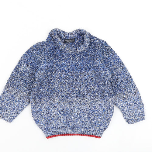 NEXT Boys Blue  Knit Pullover Jumper Size 2-3 Years