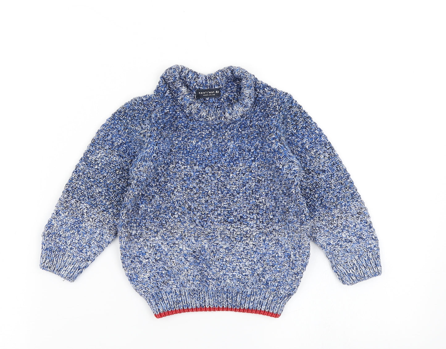 NEXT Boys Blue  Knit Pullover Jumper Size 2-3 Years