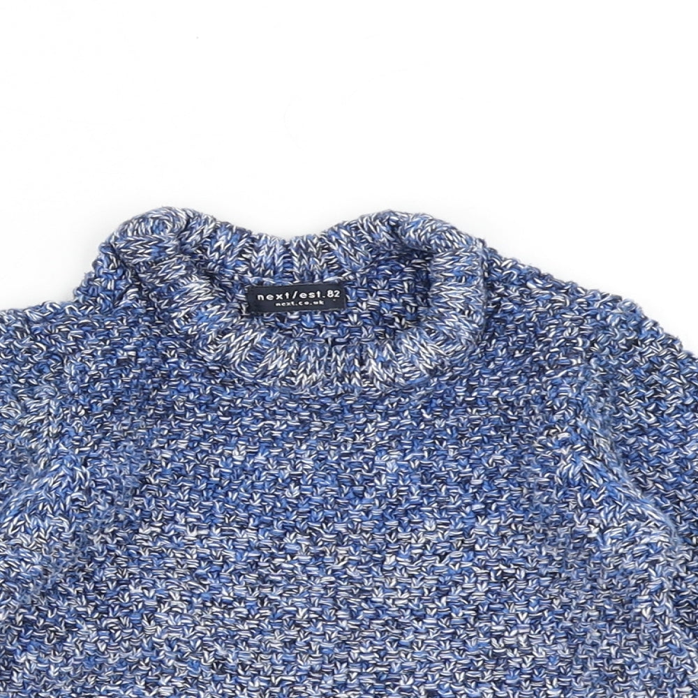 NEXT Boys Blue  Knit Pullover Jumper Size 2-3 Years
