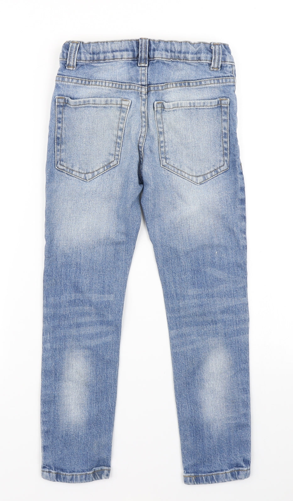 F&F Boys Blue  Denim Straight Jeans Size 7-8 Years