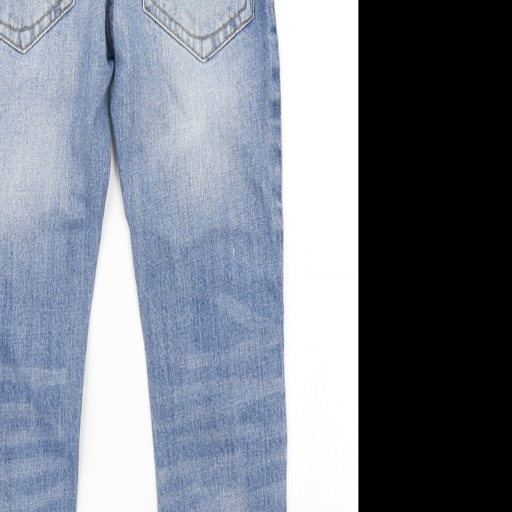 F&F Boys Blue  Denim Straight Jeans Size 7-8 Years