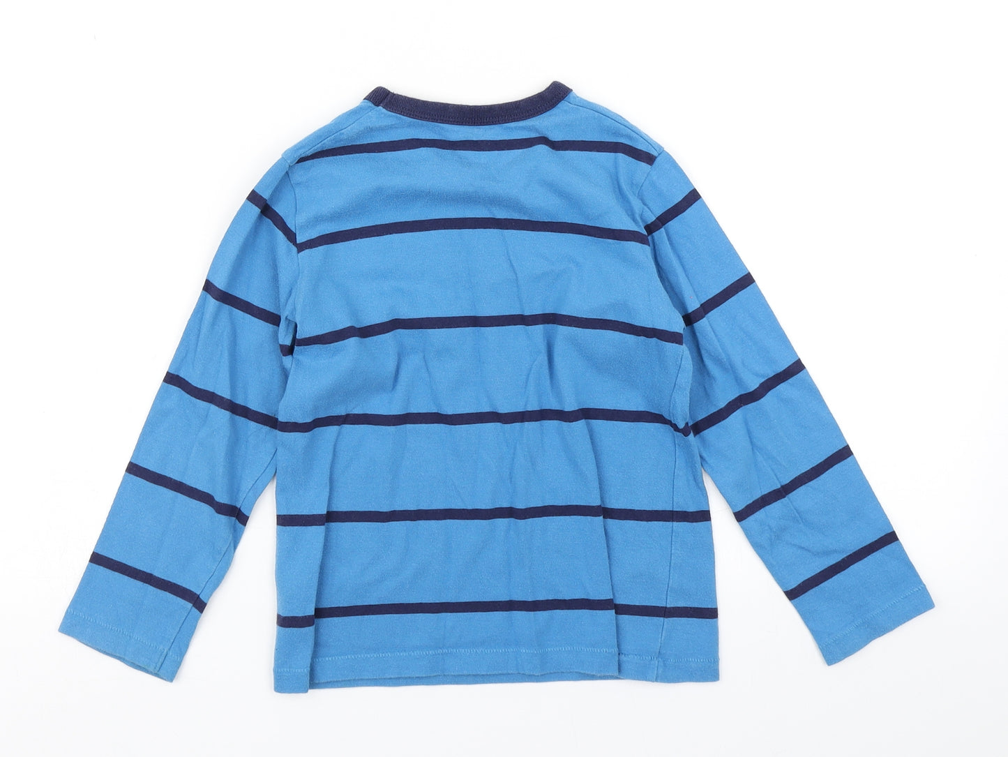 Gap Boys Blue Striped  Basic T-Shirt Size 5 Years