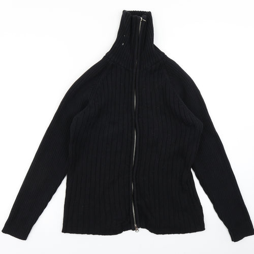 Debbie Morgans Womens Black  Knit Cardigan Jumper Size L