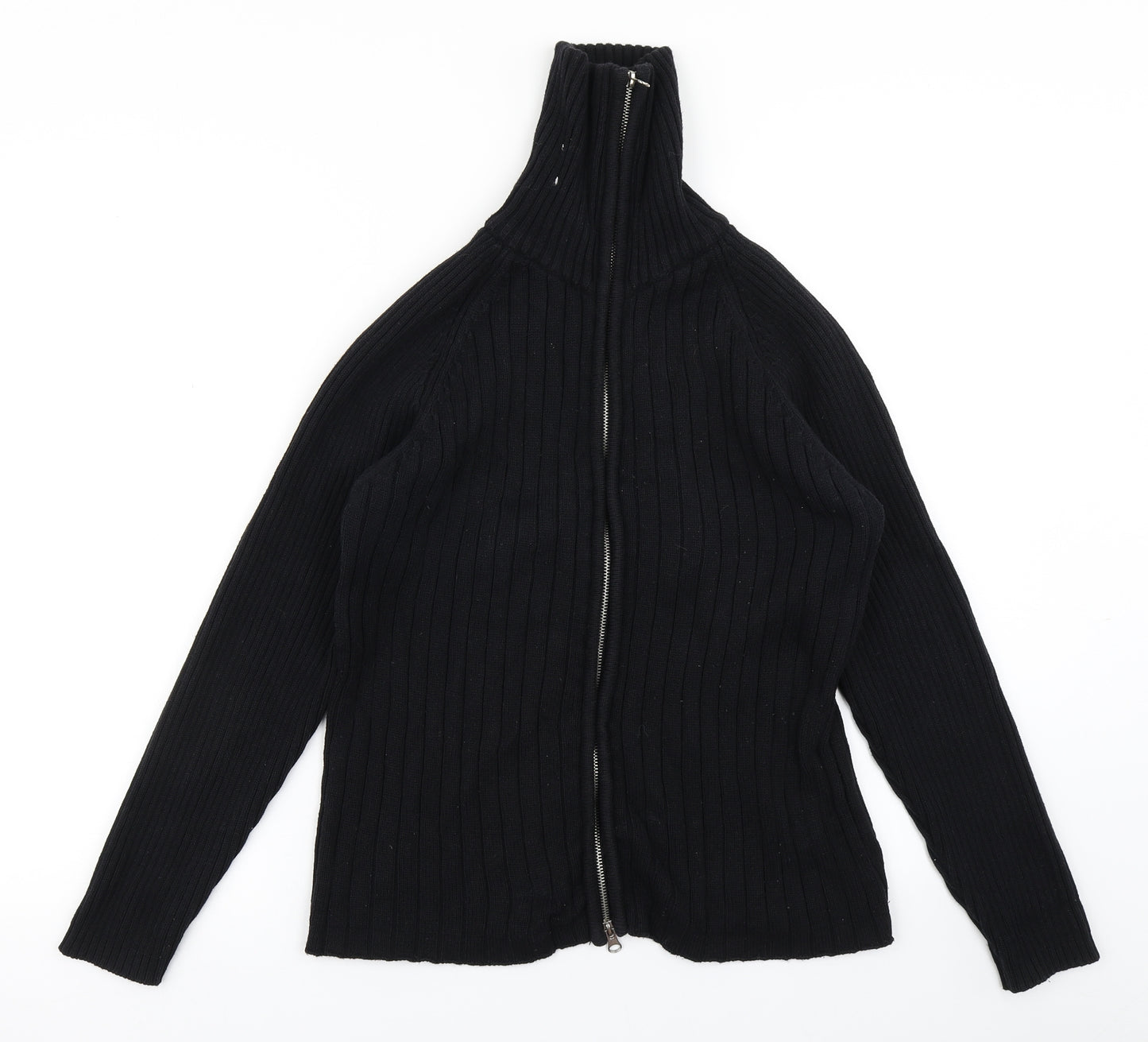 Debbie Morgans Womens Black  Knit Cardigan Jumper Size L
