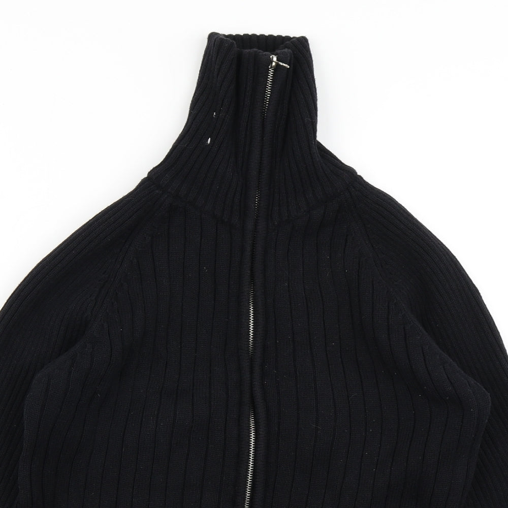 Debbie Morgans Womens Black  Knit Cardigan Jumper Size L