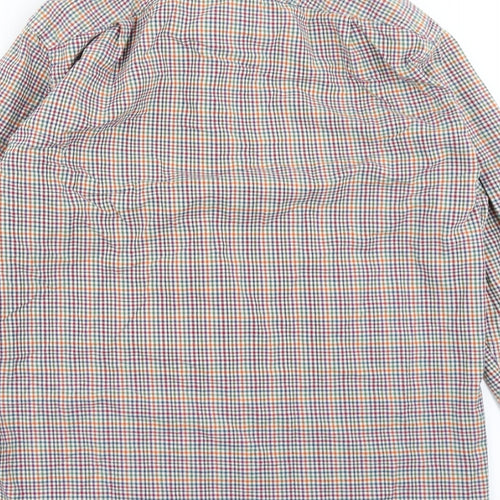 Charles Tyrwhitt Mens Pink Plaid   Button-Up Size M