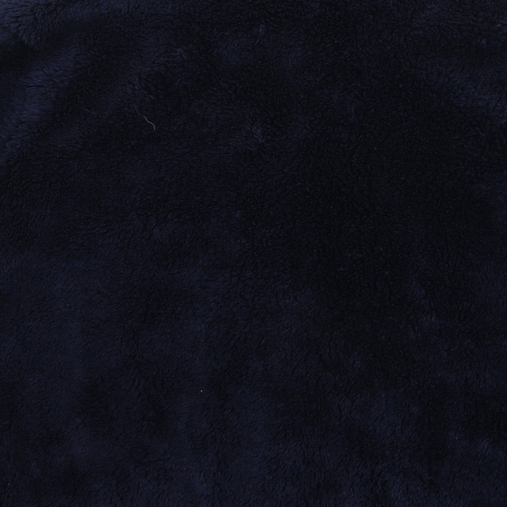 Marks and Spencer Womens Blue Solid Fleece Top Pyjama Top Size 18
