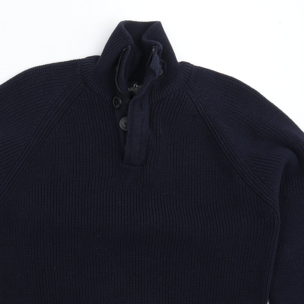 NEXT Mens Blue  Knit Pullover Jumper Size L