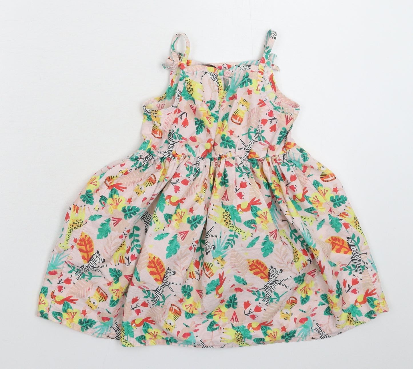 George Girls Beige   Fit & Flare  Size 3-4 Years