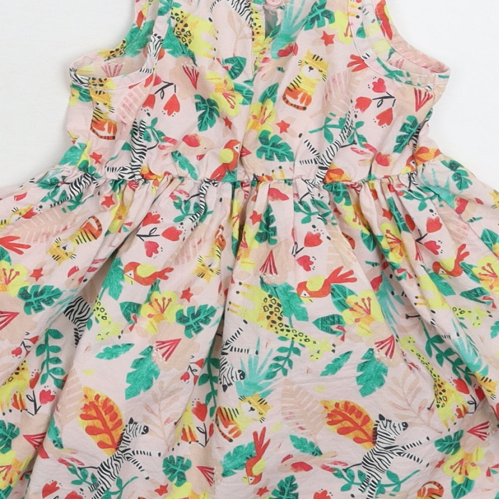George Girls Beige   Fit & Flare  Size 3-4 Years
