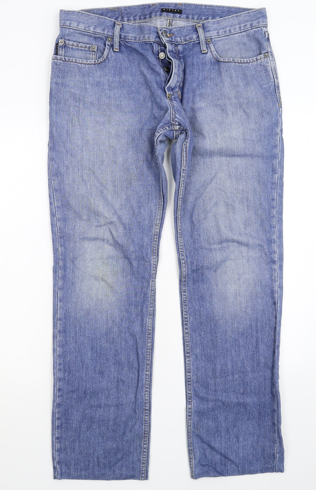 Sisley Womens Blue  Denim Boyfriend Jeans Size 36 in L30 in