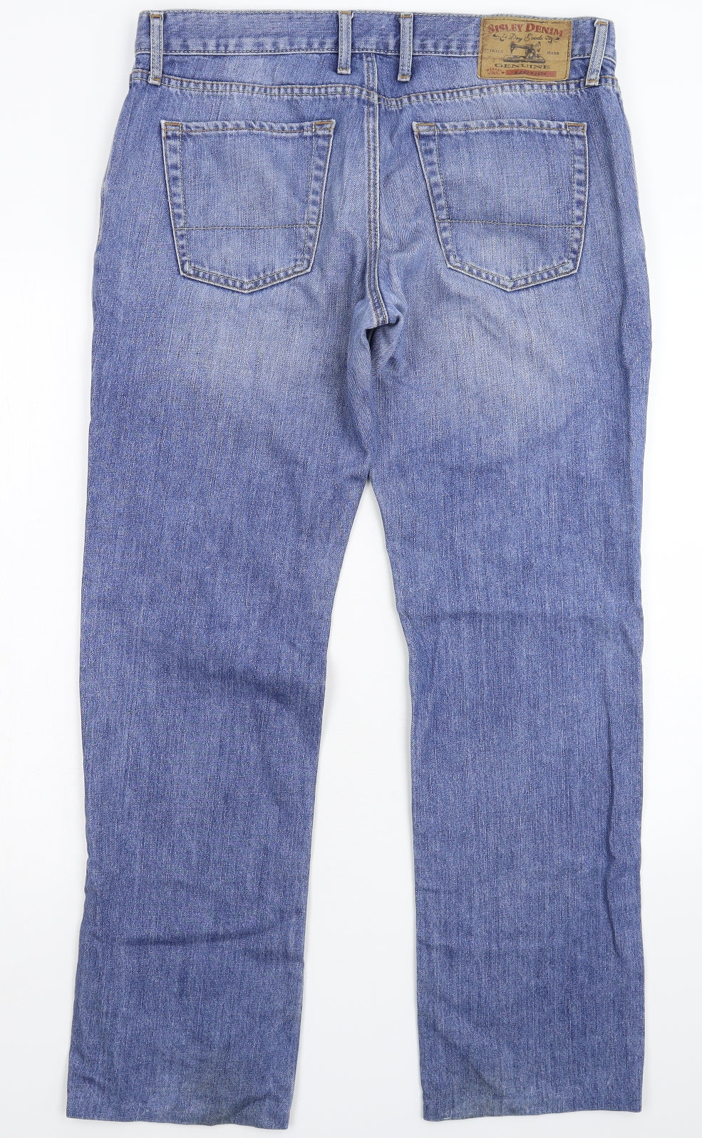 Sisley Womens Blue  Denim Boyfriend Jeans Size 36 in L30 in