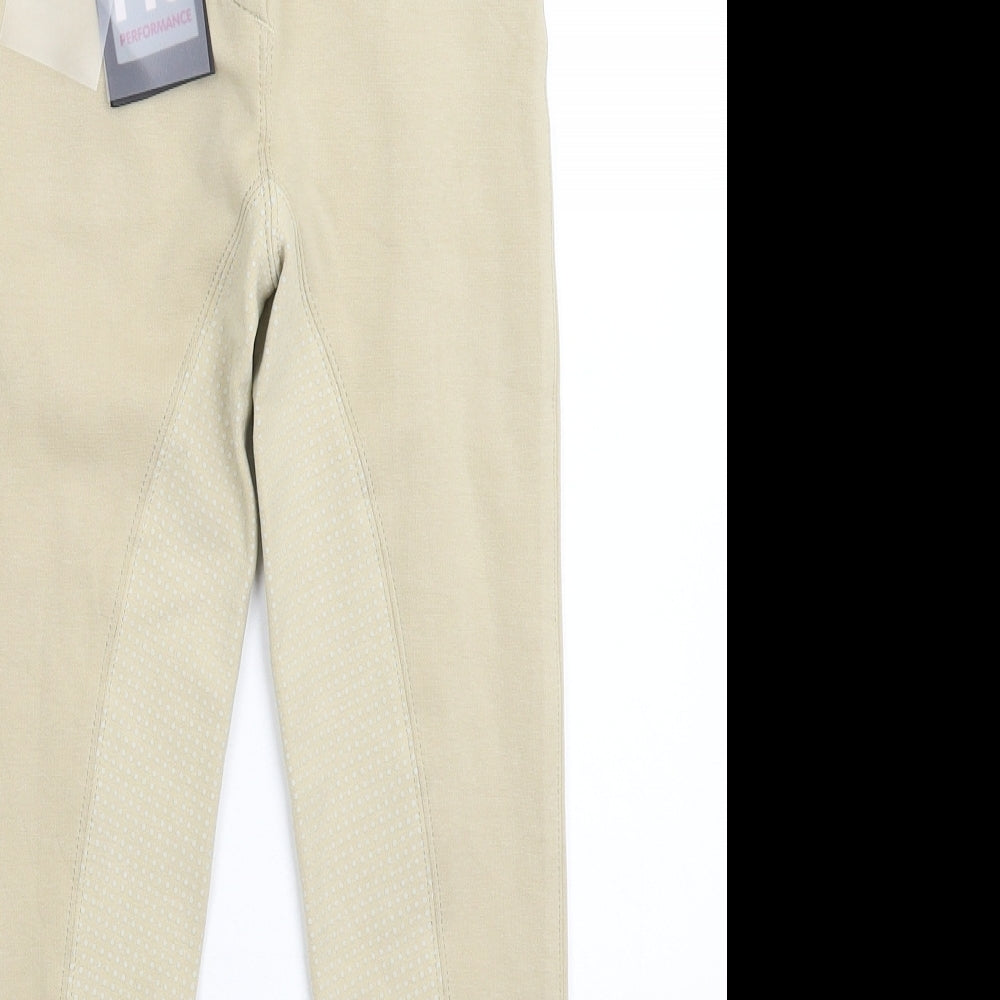 Hyperform Girls Beige   Jegging Trousers Size M