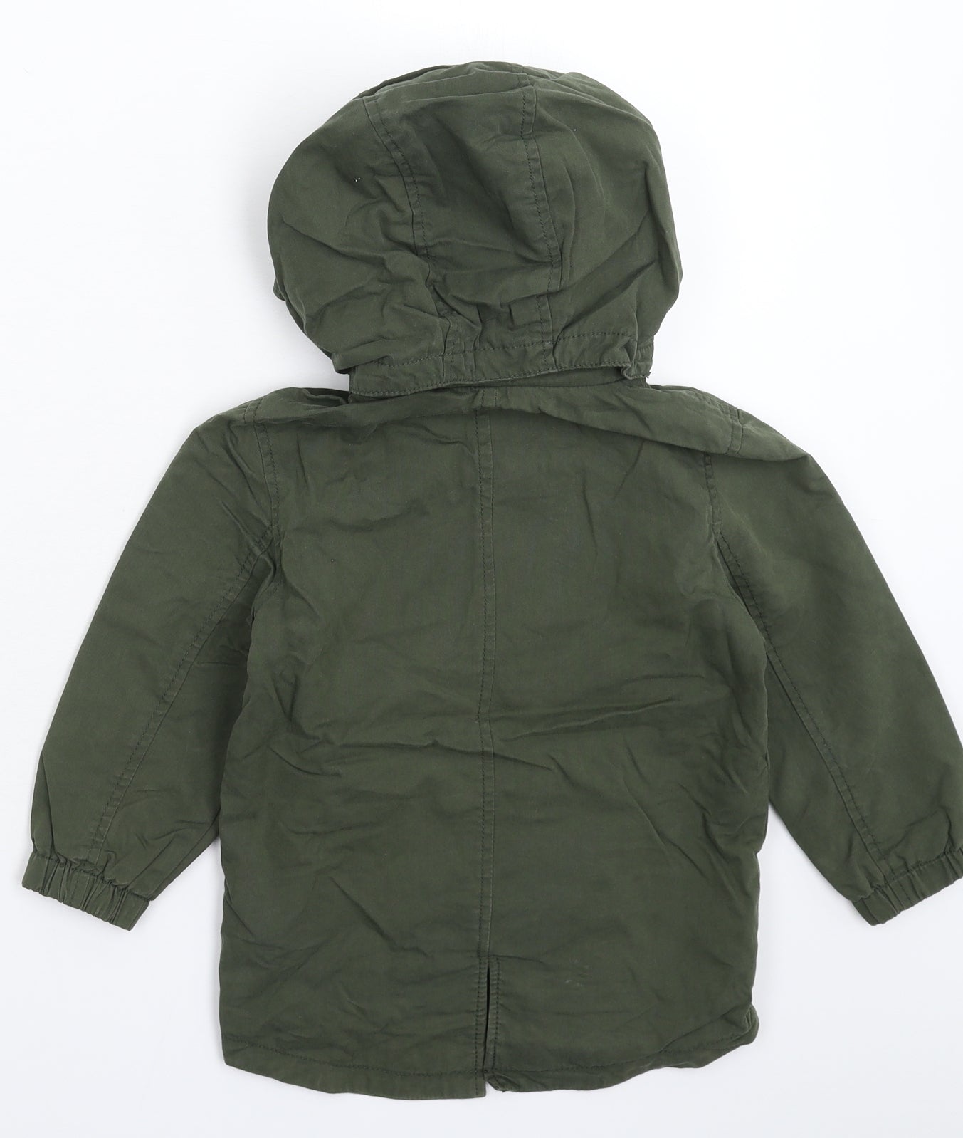H&M Boys Green   Jacket Coat Size 2-3 Years