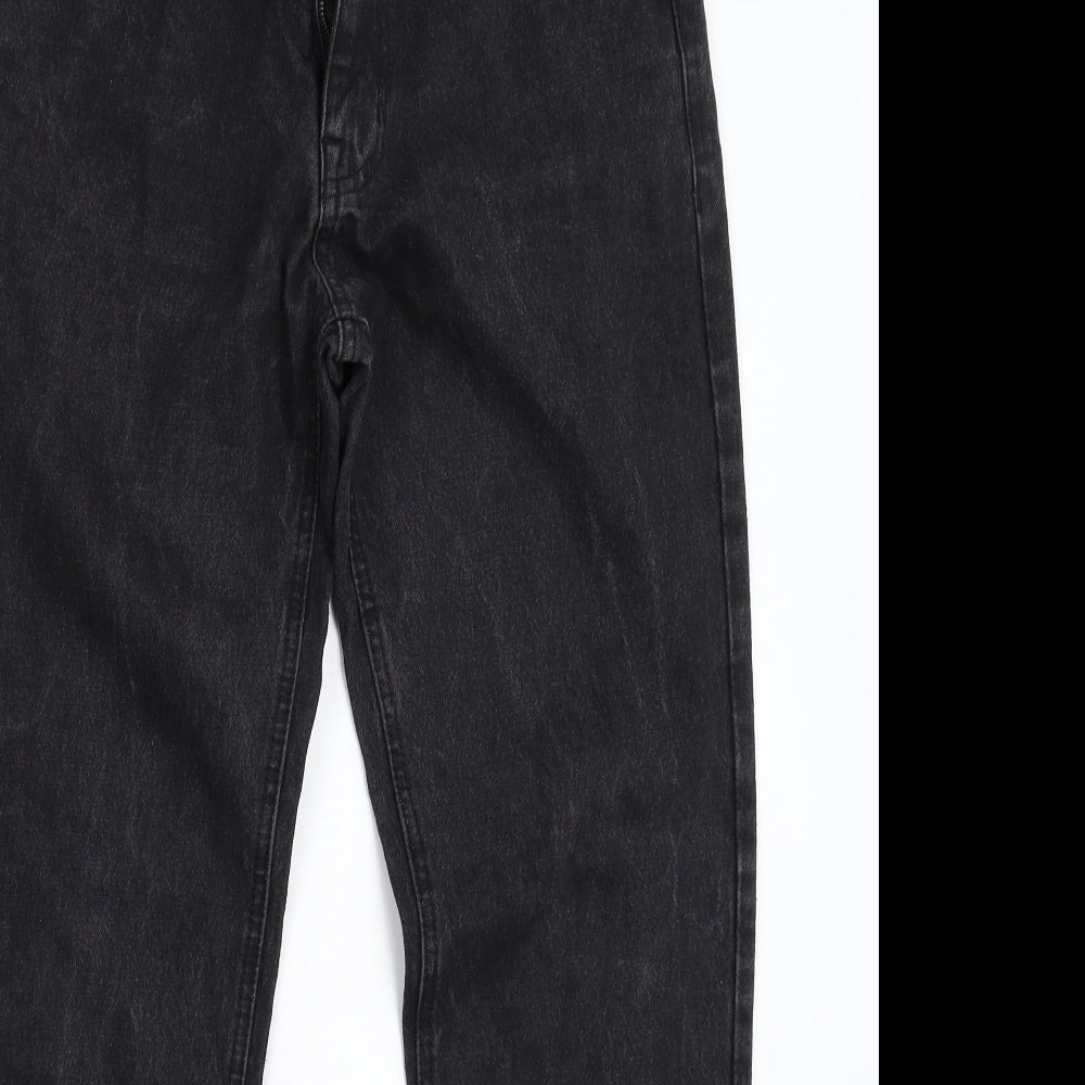 Pierre Cardin Mens Black  Denim Straight Jeans Size 32 L30 in