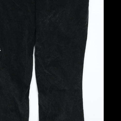 Maine Womens Black  Corduroy Trousers  Size 22 L27 in
