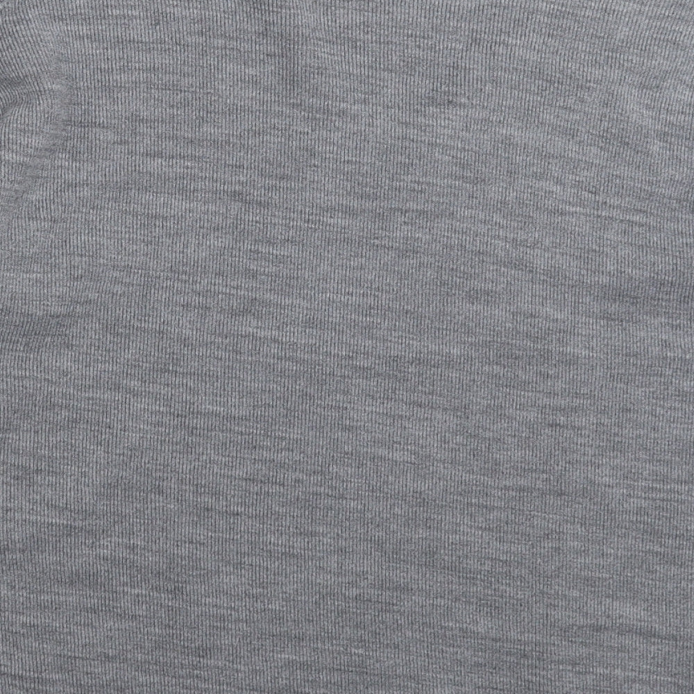 Zara Womens Grey  Knit Pullover Jumper Size M