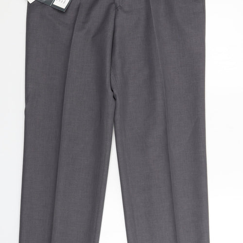 Emsmorn Mens Grey   Dress Pants Trousers Size 36 L33 in