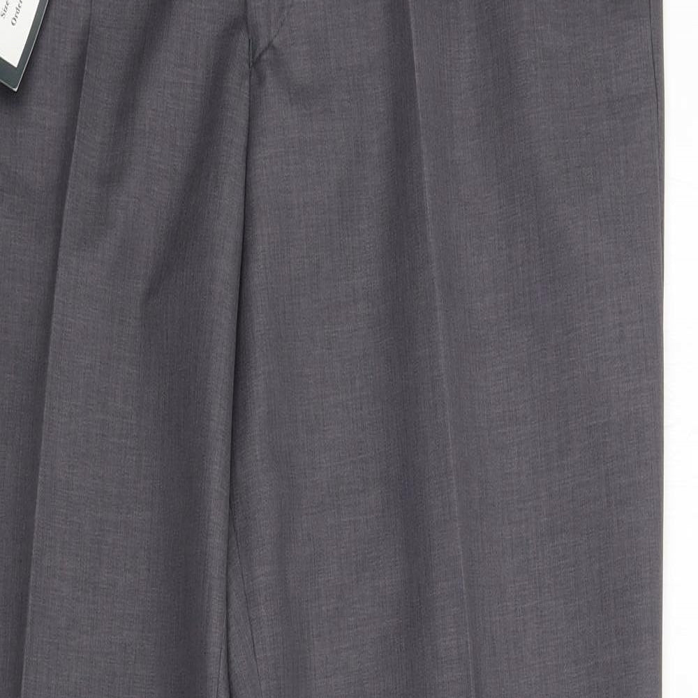 Emsmorn Mens Grey   Dress Pants Trousers Size 36 L33 in