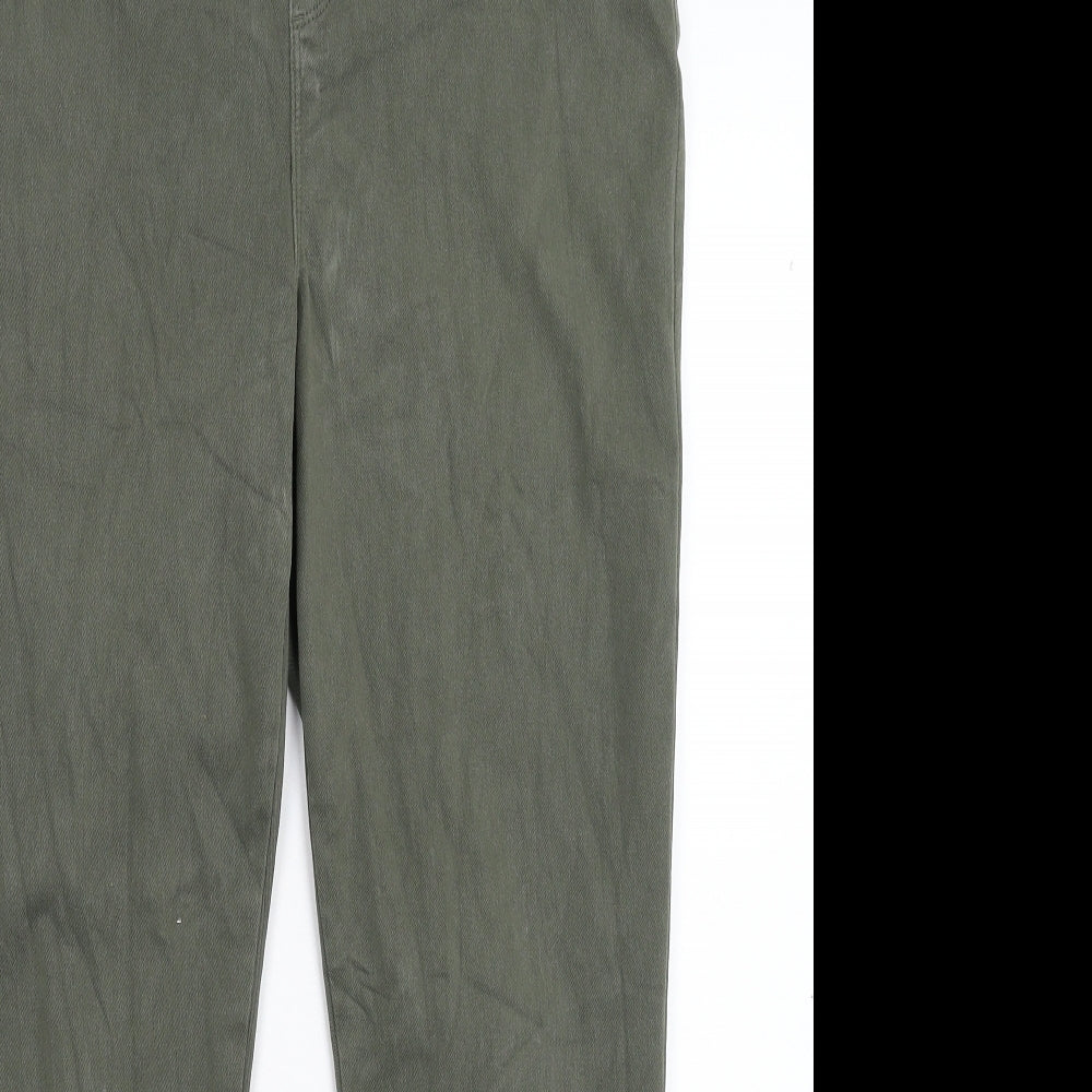 George Womens Green  Denim Jegging Jeans Size 16 L27 in