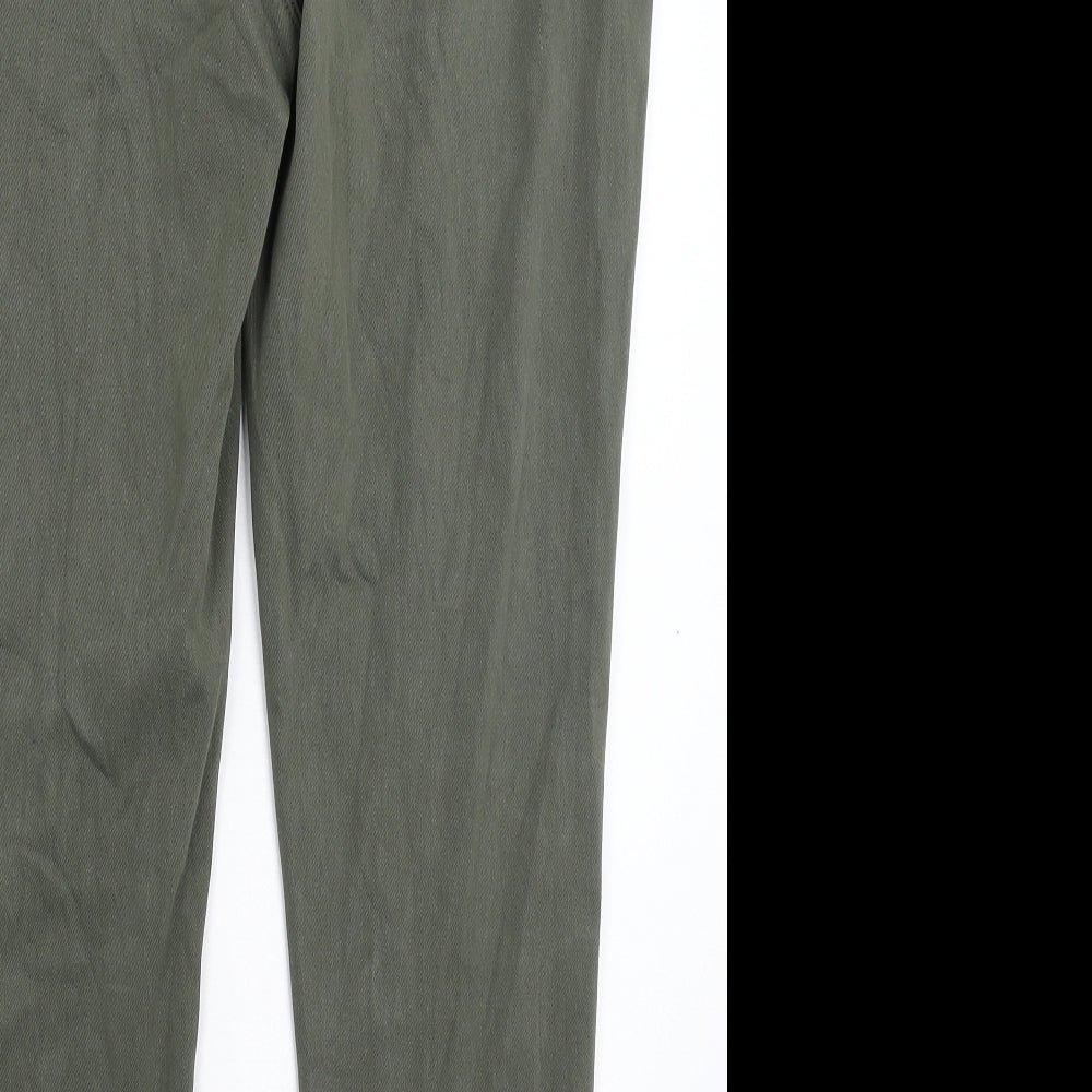 George Womens Green  Denim Jegging Jeans Size 16 L27 in
