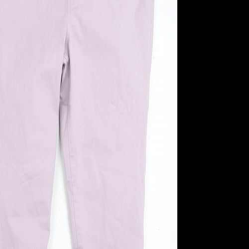 George Womens Purple  Denim Jegging Jeans Size 16 L28 in