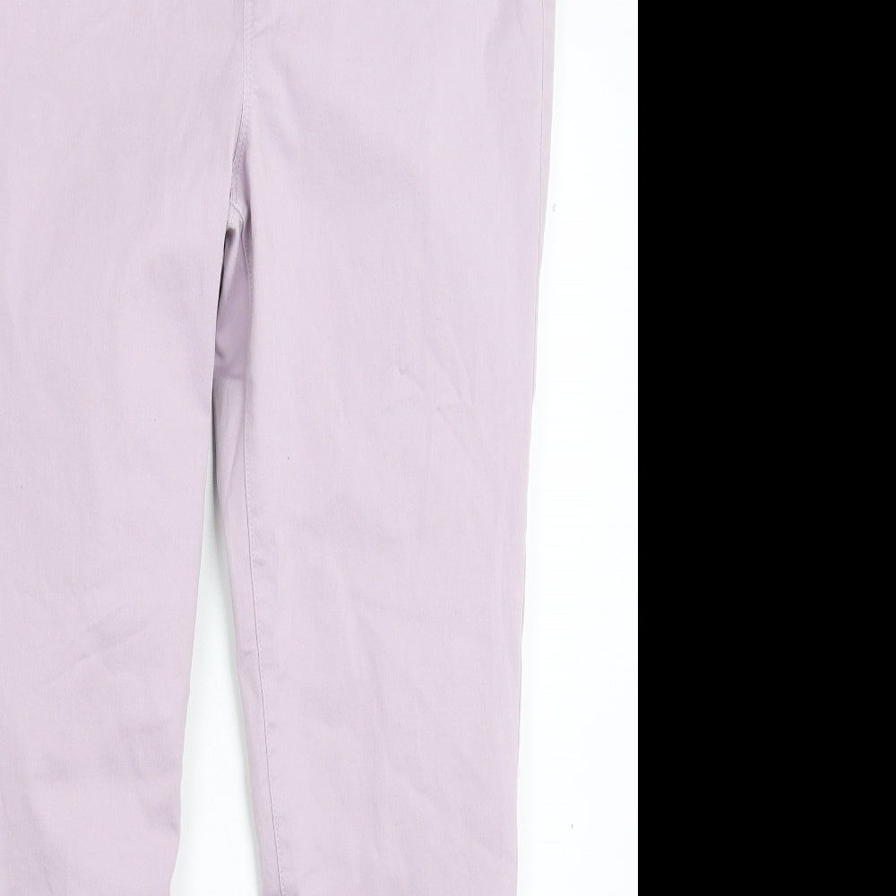 George Womens Purple  Denim Jegging Jeans Size 16 L28 in