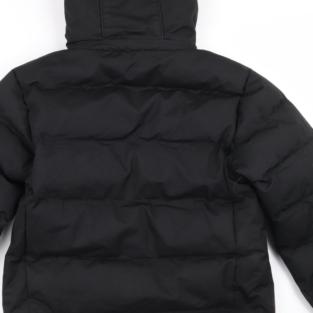 tresspass Boys Black   Puffer Jacket Coat Size 7-8 Years